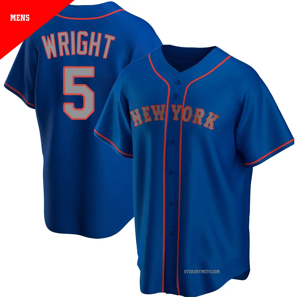 Men's #5 David Wright New York Mets Black Limited Alternate